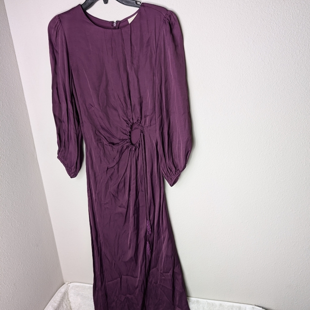 FARM Rio Purple Midi Dress